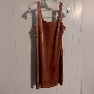 Gentle Fawn Dusty Rose Velvet tank Dress
